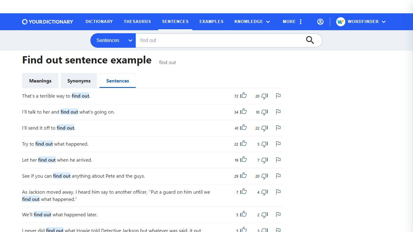 Use find-out in a sentence | The best 500 find-out sentence examples